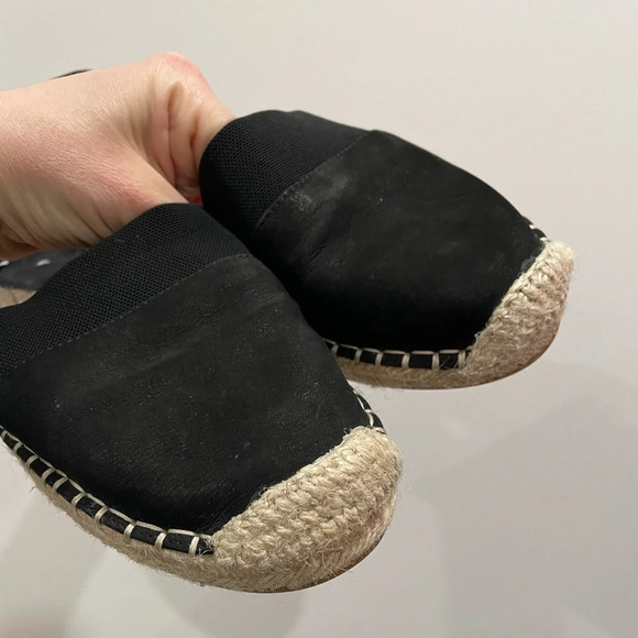 Eileen Fisher Lady tumbled nubuck espadrille shoes, size 7.5 - Picture 8 of 14